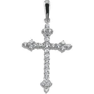 Fancy Cubic Zirconia Cross