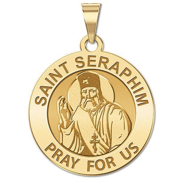 Saint Seraphim Religious Medal