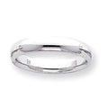 14K White Gold Approx. 0.16 Inch Comfort-Fit Light-Weight Wedding Band