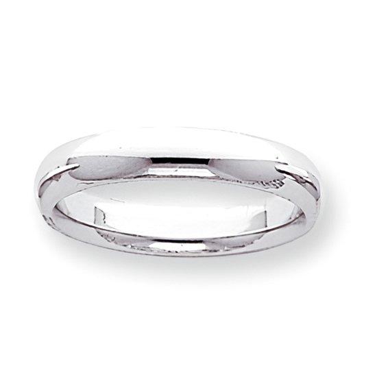 14K White Gold Approx. 0.16 Inch Comfort-Fit Light-Weight Wedding Band