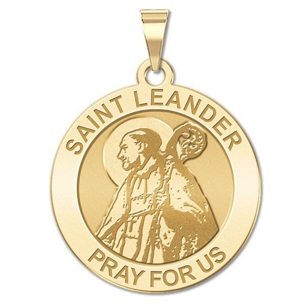 Saint Leander Religious Medal