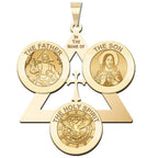 Holy Trinity Sign Of The Cross Religious Pendant