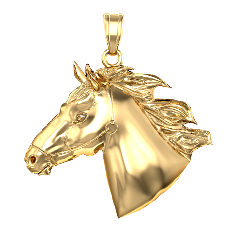 Race Horse Medal