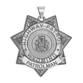 Personalized Wyoming Highway Patrol Badge with Rank, Number and Dept