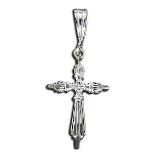 Sterling Silver Or Stainless Steel Cross Pendant