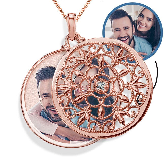 Swivel Round Photo Locket