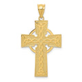 14K Irish Cross Pendant
