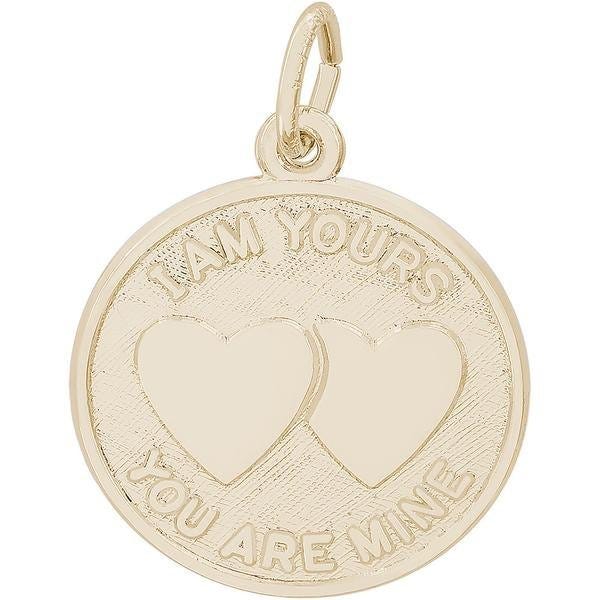 I Am Yours Hearts Engravable