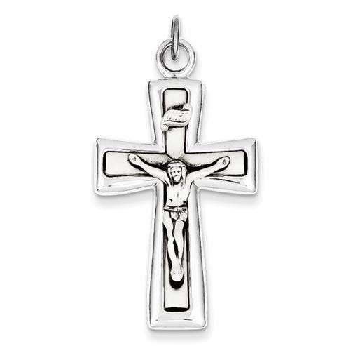 Sterling Silver Inri Crucifix Pendant