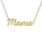 Custom Mother Polished Name Necklace