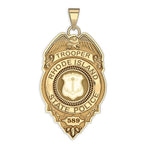 Personalized Rhode Island State Trooper Police Badge with Your Rank and Number