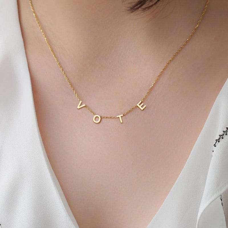 Vote Necklace