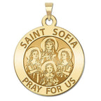 Saint Sofia With (Hope Faith & Charity) Religious Medal