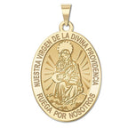 Nuestra Vigen De La Divina Providencia Oval Medal