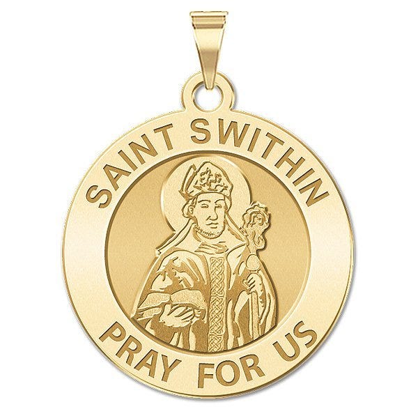Saint Swithin Religious Medal