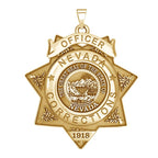 Personalized Nevada Corrections Badge with Your Number