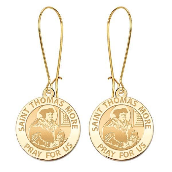 Saint Thomas More Earrings