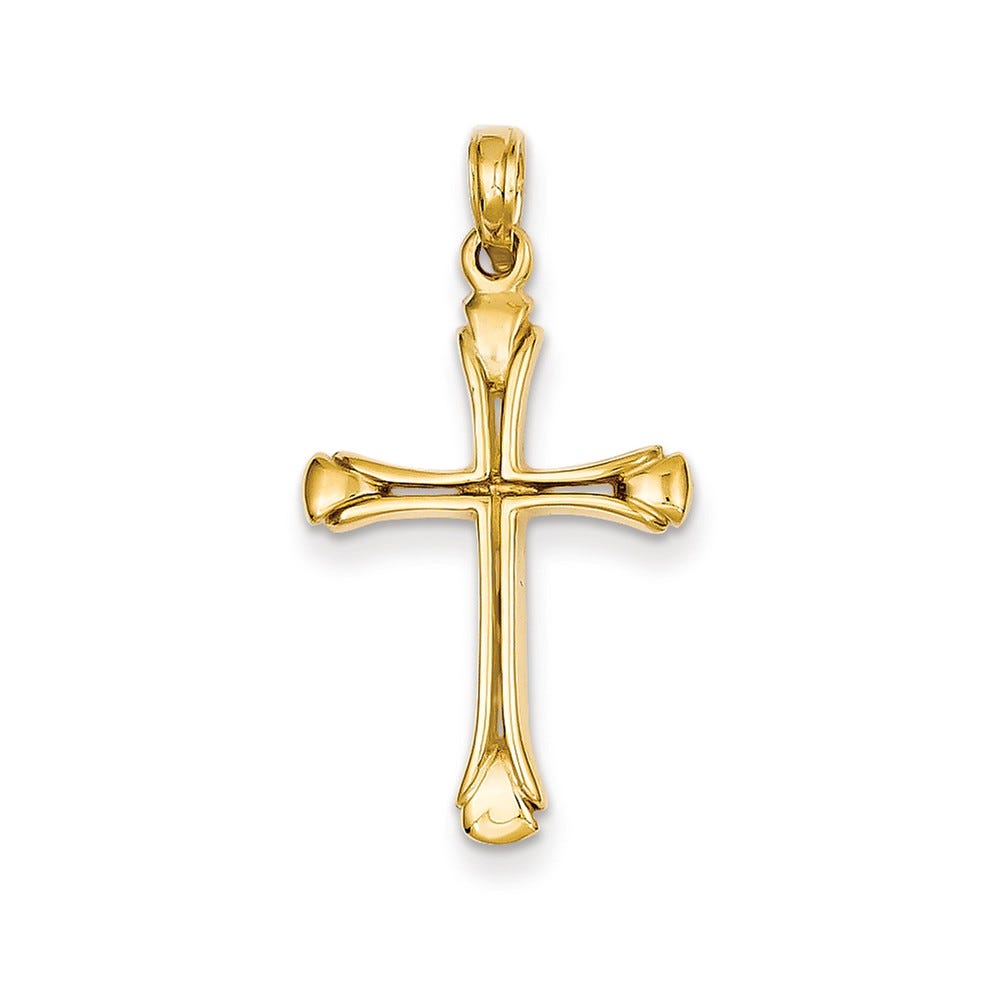 Cross With Triangle Tips Pendant