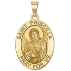 Saint Priscilla Medal Oval