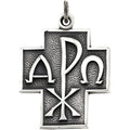 Alpha And Omega Cross Pendant
