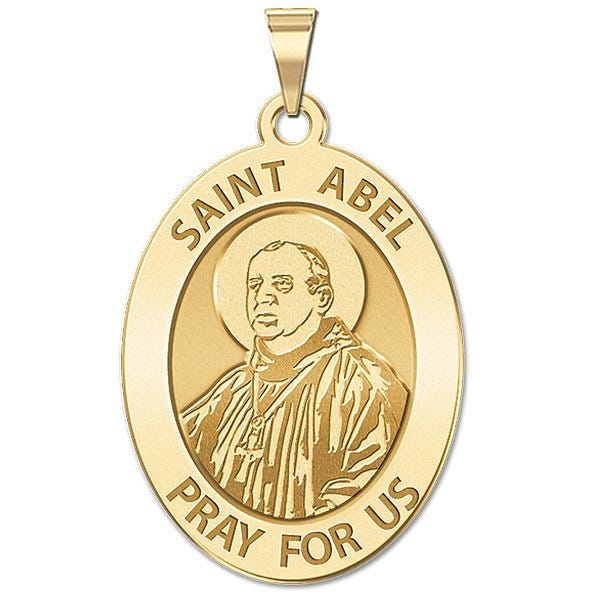 Saint Abel Religious Medal - Oval