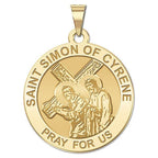 Saint Simon Of Cyrene Religious Medal