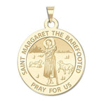 Saint Margaret The Barefooted Religious Medal