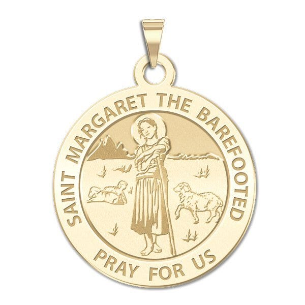 Saint Margaret The Barefooted Religious Medal