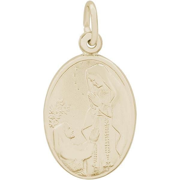 Our Lady of Lourdes Engravable