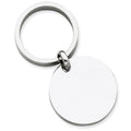 Engravable Sterling Silver Keychain