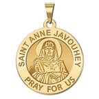 Saint Anne Javouhey Round Religious Medal