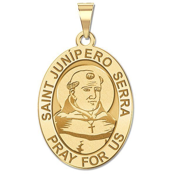 Saint Junipero Serra Oval Medal