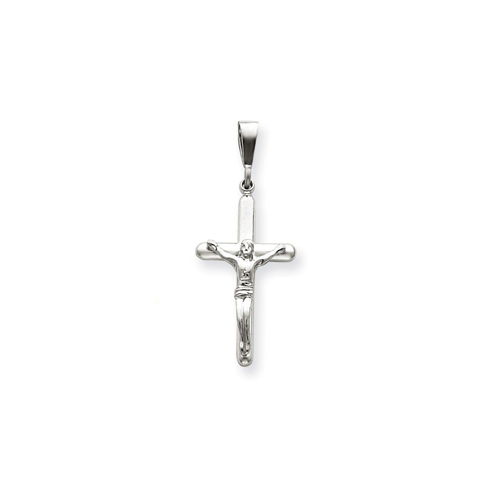White Gold Crucifix Pendant