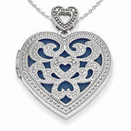 Pierced Heart Photo Locket