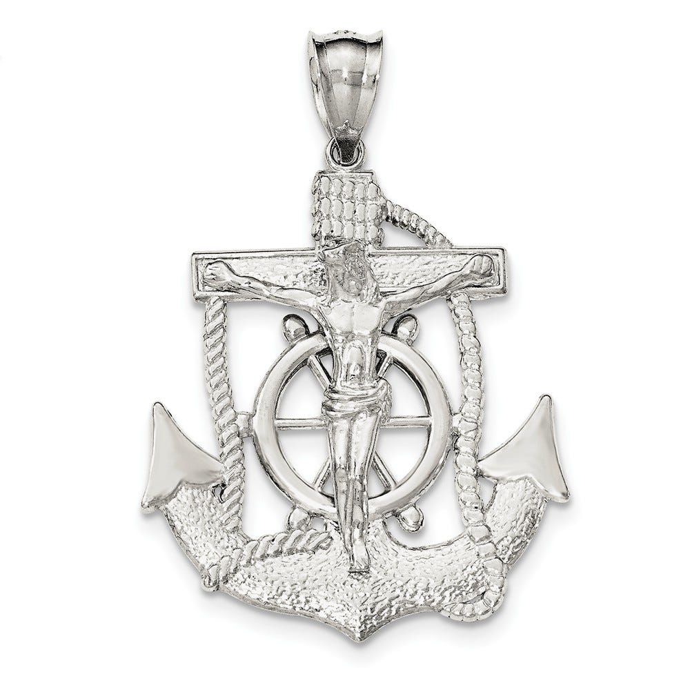 Polished Mariner Cross Pendant