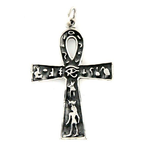 Crucifix Cross Pendant In Silver Or Steel