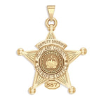 Personalized Vermont Sheriff Badge with Your Department, Rank and Number