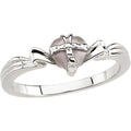 The Gift Wrapped Heart Ring