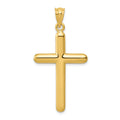 14K Polished Cross Pendant