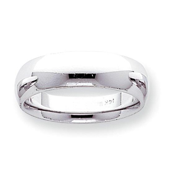 14K White Gold Approx. 0.24 Inch Comfort-Fit Light-Weight Wedding Band