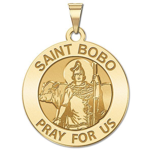 Saint Bobo Round Religious Medal