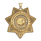 Personalized 7-Point Star New Mexico Sheriff Badge with Your Dept and Number