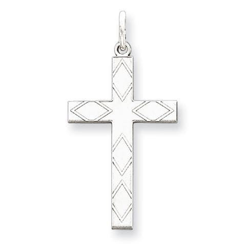 Laser Designed Cross Pendant