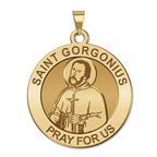 Saint Gorgonius Round Religious Medal