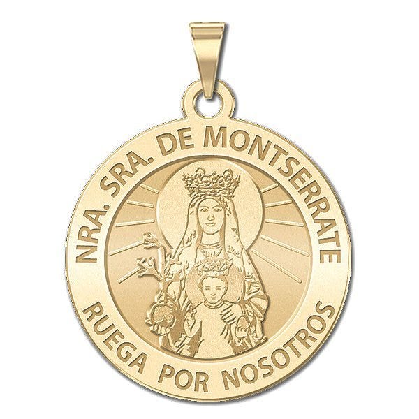 Nuestra Signora De Montserrat Religious Medal