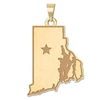 Personalized Rhode Island Pendant or Charm