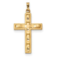 Polished Openwork Cross Pendant