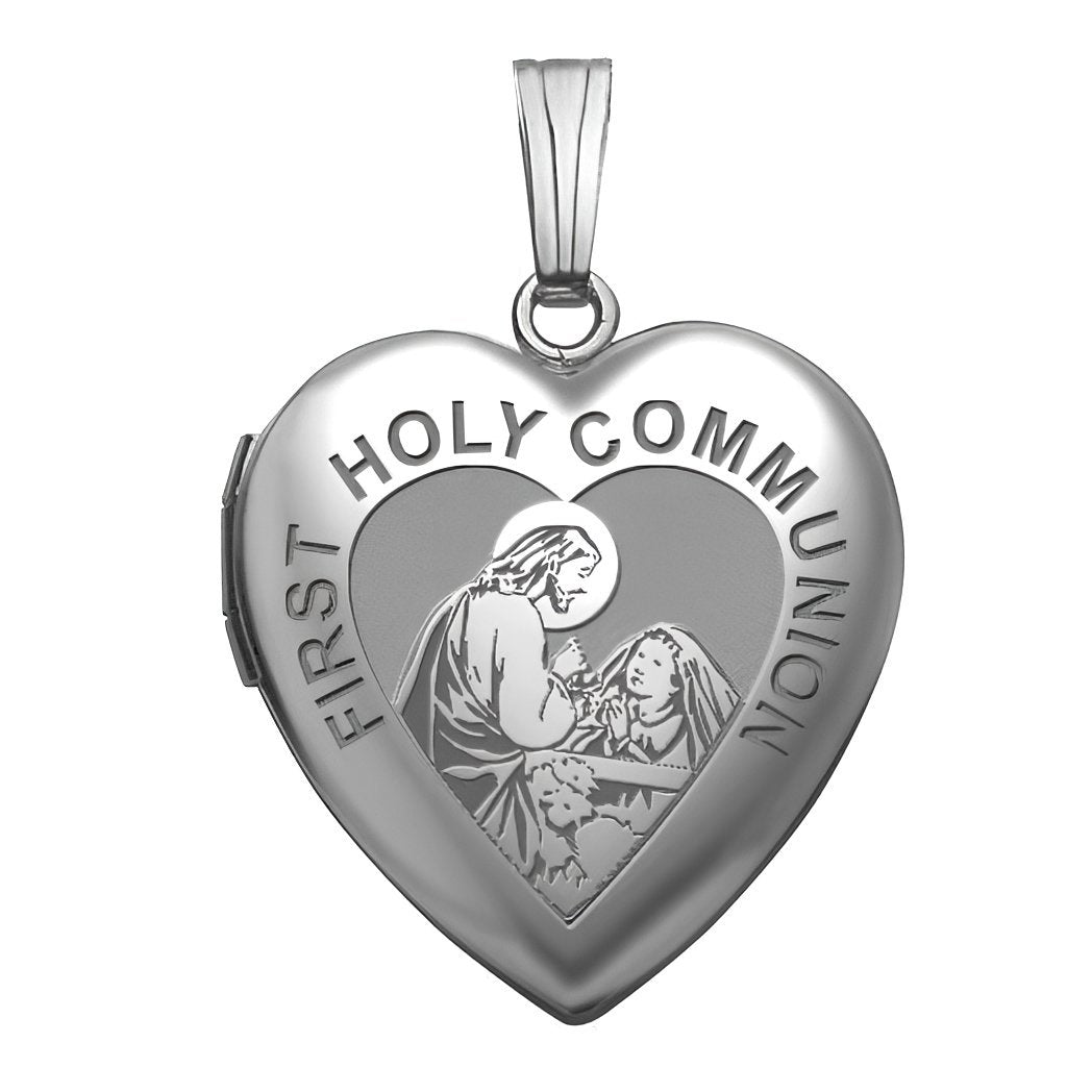 Heart " Girls Holy Communion " Locket