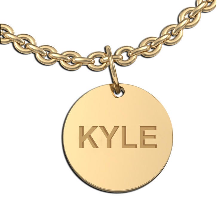 Personalized Mother's Disc Charm