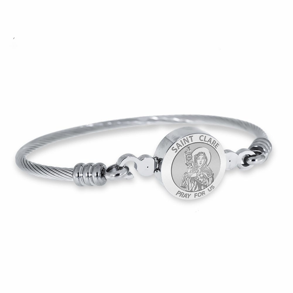 Saint Clare Bangle Bracelet